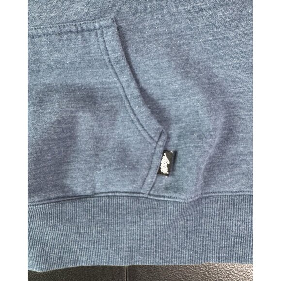 Hooey Blue and Multicolor Geometric Women's Hoodie. ☆ Fits Like EXTRA LARGE - Picture 5 of 11